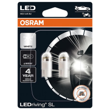 W5W LED Marker Lights Osram 2825DWP-02B (Pair)