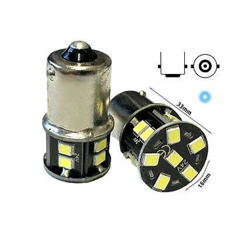 Led Gabarītspuldze P21 14SMD 24Volti