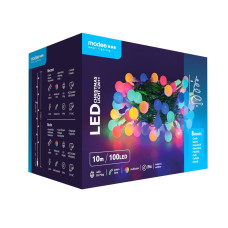 10 Metru Gara BERRY Apgaismojuma LED Virtene MODEE (100LED) RGB Daudzkrāsu